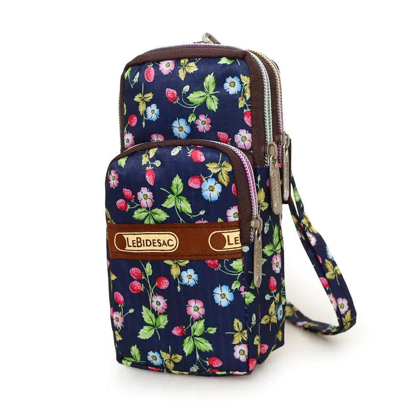 Three-Layer Zipper One-Shoulder Coin Purse
