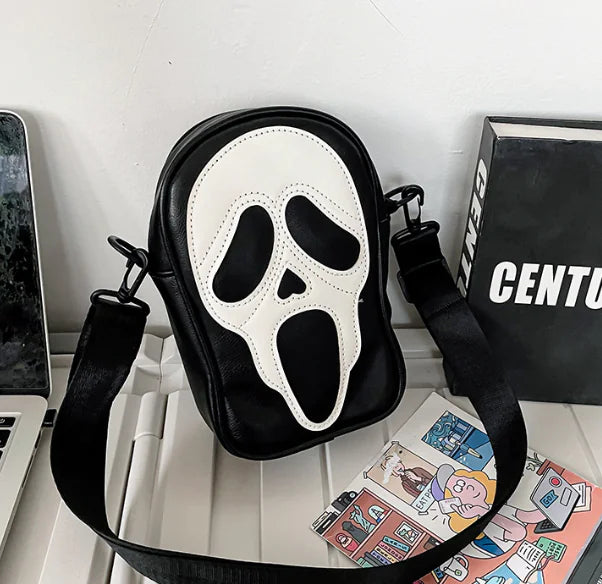 Mini Skull Coin Purse Crossbody Bag