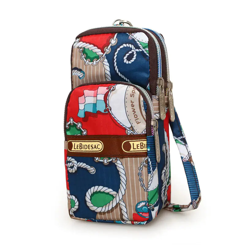 Three-Layer Zipper One-Shoulder Coin Purse
