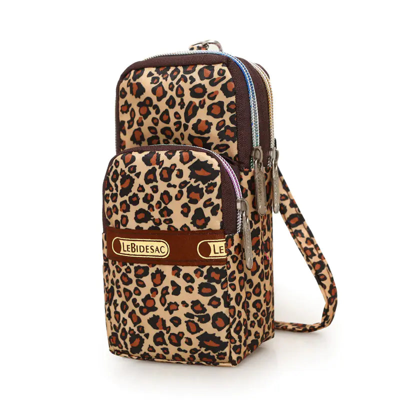 Three-Layer Zipper One-Shoulder Coin Purse
