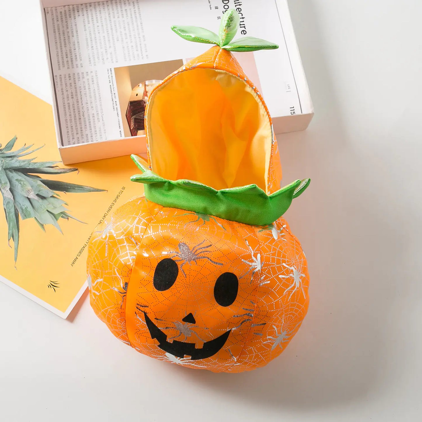 Halloween Costume for Dogs and Cats - Funny Pumpkin Outfit
