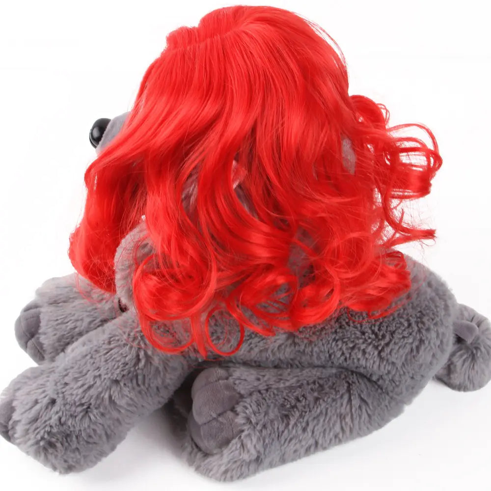 Red Wavy Dog Hood Costume for Pets - Funny Party Accessory