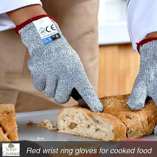 1 Pair Level 5 Anti-Cut Gloves for Kitchen and Gardening