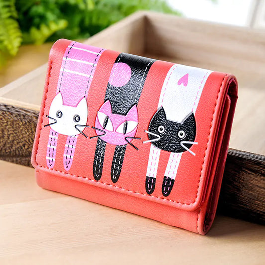 Student Wallet, Coin Purse, Cat Coin Holder