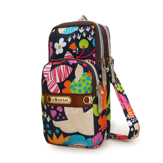 Three-Layer Zipper One-Shoulder Coin Purse